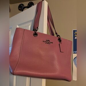 Pink/mauve Coach handbag